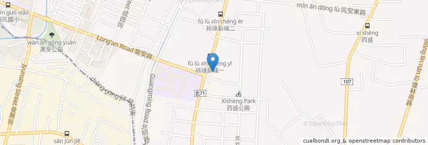 Mapa de ubicacion de 玉山商業銀行 en تایوان, 新北市, 新莊區.