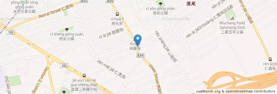 Mapa de ubicacion de 臺灣新光商業銀行 en Taiwán, Nuevo Taipéi.