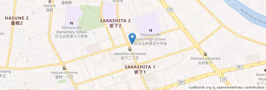 Mapa de ubicacion de ル・オブジェ en 日本, 東京都, 板橋区.