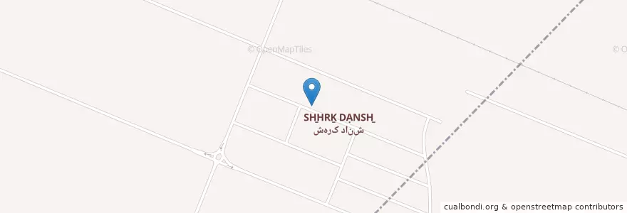 Mapa de ubicacion de داروخانه دکتر ربانی en 이란, 테헤란, شهرستان قدس, بخش مرکزی شهرستان قدس, دانش.