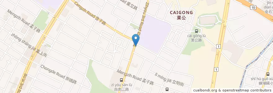 Mapa de ubicacion de 元元藥局 en 台湾, 高雄市, 左営区.