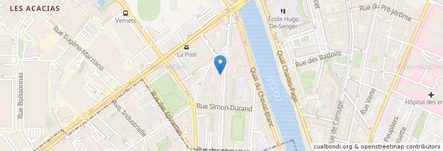 Mapa de ubicacion de Olympico en Schweiz/Suisse/Svizzera/Svizra, Genève, Genève, Genève.
