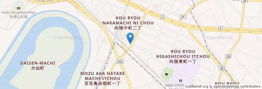 Mapa de ubicacion de あまつ皮膚科 en 일본, 오사카부, 사카이시, 堺区.