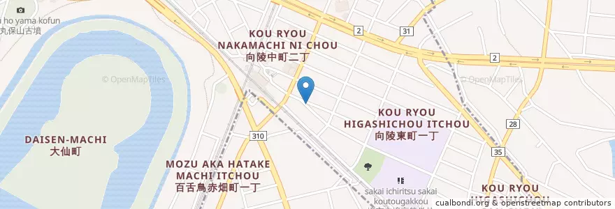 Mapa de ubicacion de マック en 日本, 大阪府, 堺市, 堺区, 北区.
