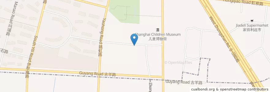 Mapa de ubicacion de 千秋膳房 en Cina, Shanghai.