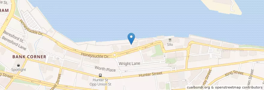 Mapa de ubicacion de Newy Burger Co en Australië, Nieuw-Zuid-Wales, Newcastle City Council, Newcastle-Maitland.
