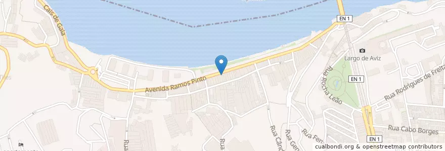 Mapa de ubicacion de Restaurante Imar en Португалия, Северный, Área Metropolitana Do Porto, Porto, Vila Nova De Gaia, Santa Marinha E São Pedro Da Afurada.