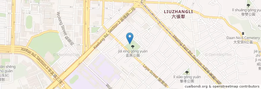 Mapa de ubicacion de 公共廁所 en 臺灣, 新北市, 臺北市, 大安區.