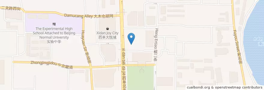 Mapa de ubicacion de Saizeriya restaurant (8 floor) en Chine, Pékin, Hebei, 西城区.