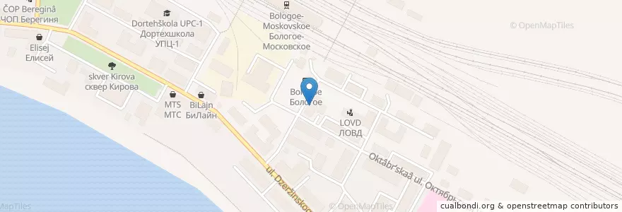 Mapa de ubicacion de cafe laps ah en Rusia, Distrito Federal Central, Óblast De Tver, Бологовский Район, Городское Поселение Бологое.
