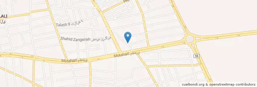 Mapa de ubicacion de آموزشگاه رانندگی شاهین en Iran, Buschehr, شهرستان بوشهر, بخش مرکزی شهرستان بوشهر, دهستان حومه بوشهر, بوشهر.