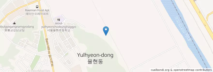 Mapa de ubicacion de 천주교 서울대교구 세곡동성당 en Республика Корея, Сеул, 강남구, 세곡동.