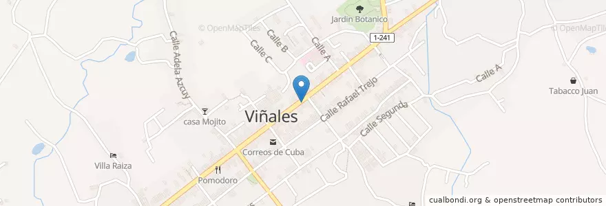 Mapa de ubicacion de Trebol en كوبا, Pinar Del Río, Viñales.