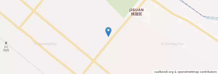 Mapa de ubicacion de 肯德基 en Cina, Heilongjiang, 鸡西市, 鸡冠区.