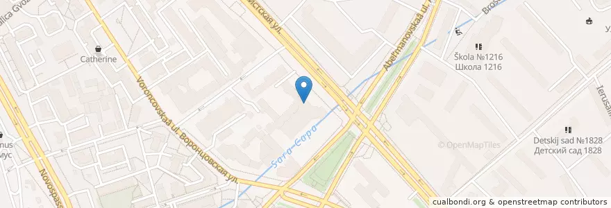Mapa de ubicacion de Мята Lounge Марксистская en Russia, Distretto Federale Centrale, Москва, Центральный Административный Округ, Таганский Район.