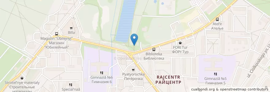 Mapa de ubicacion de Coffee Kaldi's en ロシア, 中央連邦管区, モスクワ州, Городской Округ Красногорск.