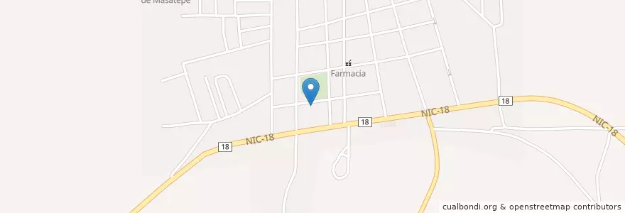 Mapa de ubicacion de Hamburguesas Loli en Nicaragua, Masaya, Masatepe (Municipio).
