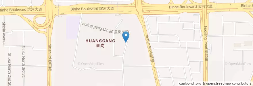 Mapa de ubicacion de 小龙虾老火锅 en Cina, Guangdong, Shenzhen, 福田区.