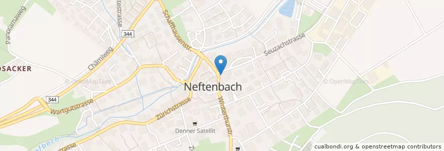 Mapa de ubicacion de Ali Baba en سويسرا, زيورخ, Bezirk Winterthur, Neftenbach.