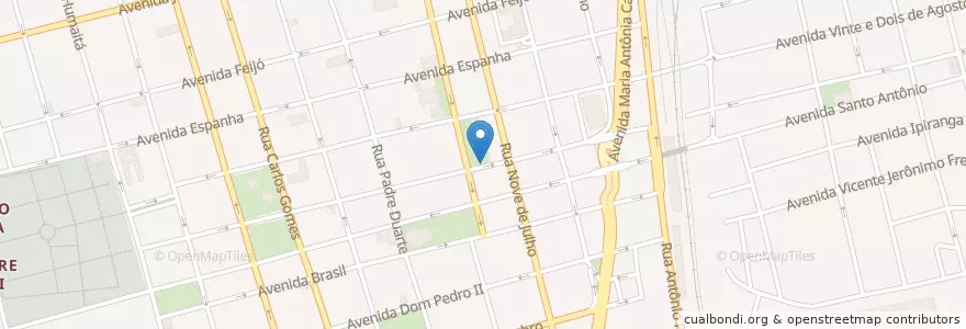 Mapa de ubicacion de Taxi Municipal en Brazil, Southeast Region, São Paulo, Região Geográfica Intermediária De Araraquara, Região Imediata De Araraquara, Araraquara.