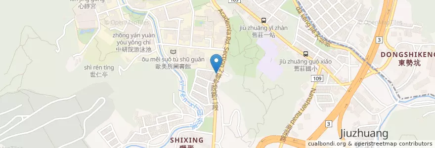 Mapa de ubicacion de 老家牛肉麵 en Tayvan, 新北市, Taipei, 南港區.