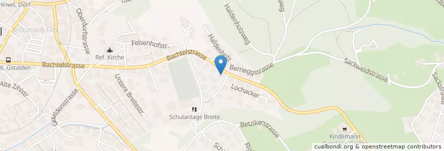Mapa de ubicacion de NYFFIsound en Suisse, Zurich, Bezirk Hinwil, Hinwil.