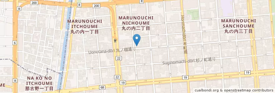 Mapa de ubicacion de 御とうふ処吉本 en ژاپن, 愛知県, 名古屋市, 中区.
