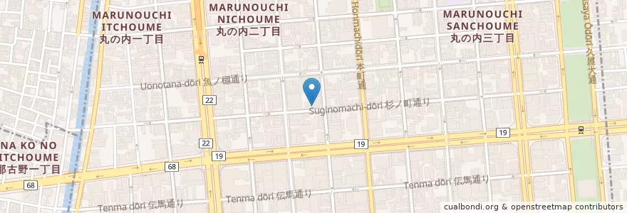 Mapa de ubicacion de Cafe de Crie en اليابان, 愛知県, 名古屋市, 中区.
