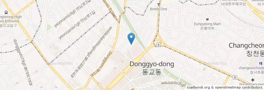 Mapa de ubicacion de Del Rio en South Korea, Seoul, Mapo-Gu, Seogyo-Dong.