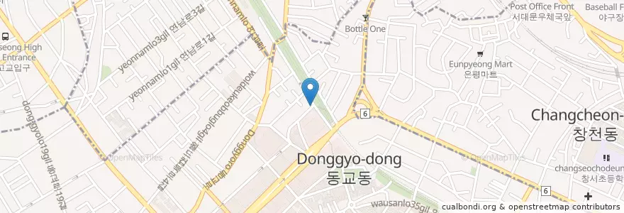 Mapa de ubicacion de Pho Noodle en کره جنوبی, سئول, 마포구, 서교동.