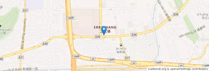 Mapa de ubicacion de 樂活健康鍋 en 臺灣, 新北市, 中和區.