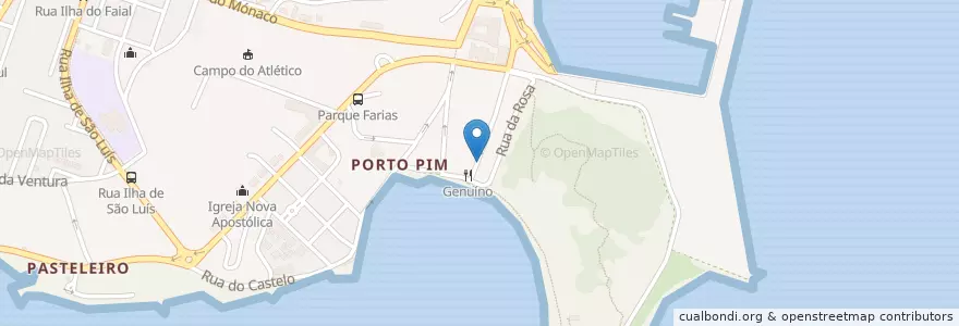 Mapa de ubicacion de Guarda Nacional Republicana en Portugal, Açores, Faial, Horta, Horta (Angústias).