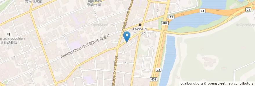 Mapa de ubicacion de カフェ・ベローチェ en Japan, Tokio, 千代田区.