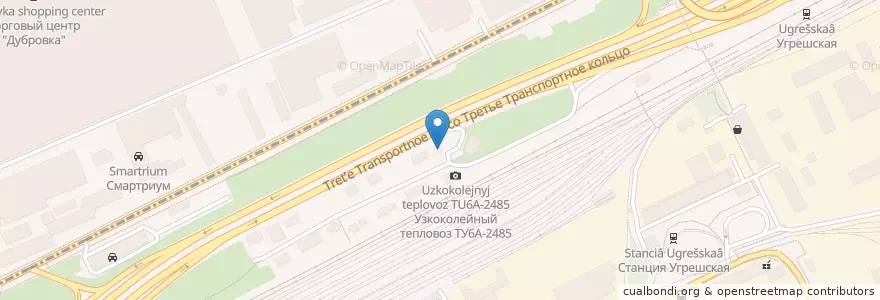 Mapa de ubicacion de Татнефть en 러시아, Центральный Федеральный Округ, Москва, Юго-Восточный Административный Округ, Район Печатники.
