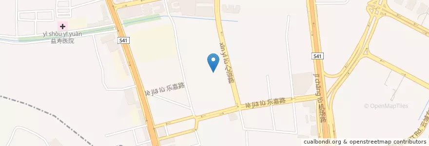 Mapa de ubicacion de 广新天地 en Çin, Guangdong, 广州市, 白云区.