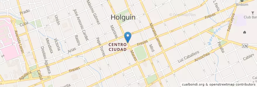 Mapa de ubicacion de Cine Estatal 3D en كوبا, Holguín, Holguín.