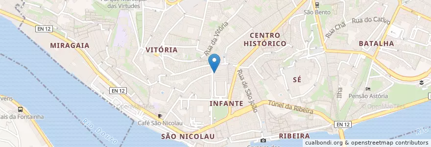 Mapa de ubicacion de Prova en البرتغال, المنطقة الشمالية (البرتغال), بورتو, Área Metropolitana Do Porto, بورتو, Vila Nova De Gaia, Cedofeita, Santo Ildefonso, Sé, Miragaia, São Nicolau E Vitória.