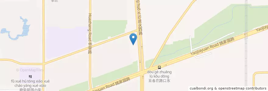 Mapa de ubicacion de China Construction Bank en 중국, 베이징시, 허베이성, 朝阳区 / Chaoyang.