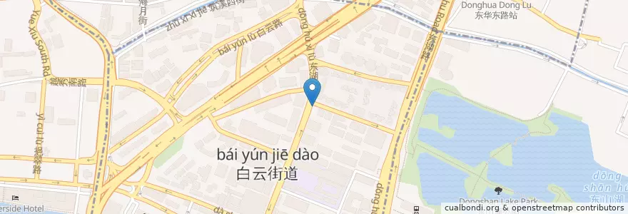 Mapa de ubicacion de 三马路垃圾转运站 en China, Guangdong, 广州市, 越秀区.