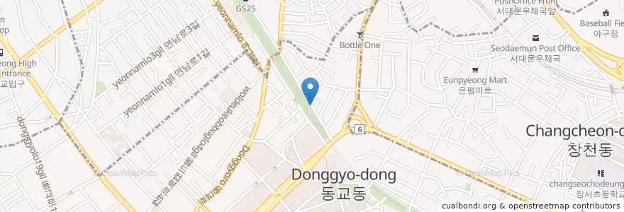 Mapa de ubicacion de 비에뜨반미 en South Korea, Seoul, Mapo-Gu, Seogyo-Dong.