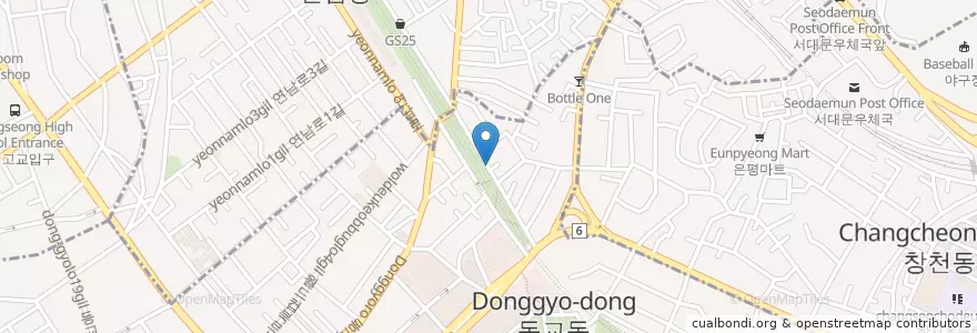 Mapa de ubicacion de Hand Steak en كوريا الجنوبية, سول, 마포구, 서교동.