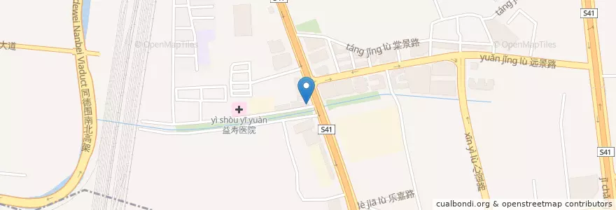 Mapa de ubicacion de 广州明爱医疗门诊部 en Китай, Гуандун, Гуанчжоу, 白云区.