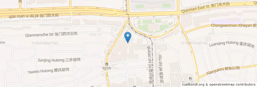 Mapa de ubicacion de 星巴克 en China, Pequim, Hebei, 西城区.