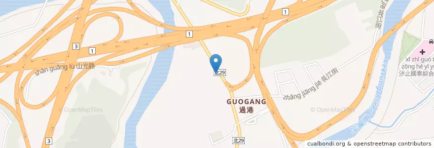Mapa de ubicacion de 蘭庭序大廈 en Taiwan, 新北市, 汐止區.
