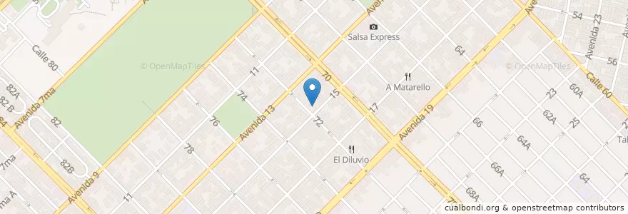 Mapa de ubicacion de Policlínico Docente 26 de Julio en 古巴, La Habana, Playa.