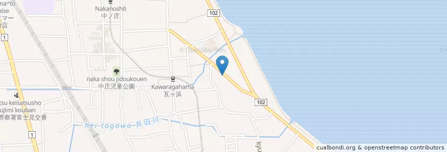 Mapa de ubicacion de きっちゃん en Japón, Prefectura De Shiga, 大津市.