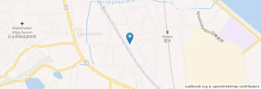 Mapa de ubicacion de 西念寺 en Japón, Prefectura De Shiga, 大津市.