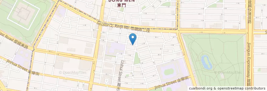 Mapa de ubicacion de 十杯茶飲 en 臺灣, 新北市, 臺北市, 大安區.