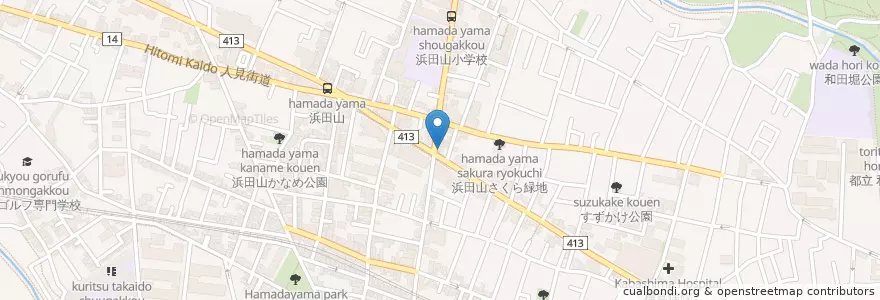 Mapa de ubicacion de マスナガ動物病院 en Japonya, 東京都, 杉並区.