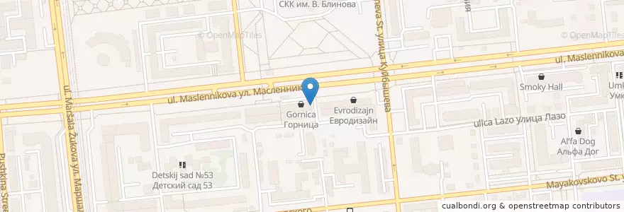 Mapa de ubicacion de Горница en Russland, Föderationskreis Sibirien, Oblast Omsk, Омский Район, Городской Округ Омск.